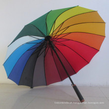 23′′ X 16 k punho reto Rainbow guarda-chuva (YSS019B)